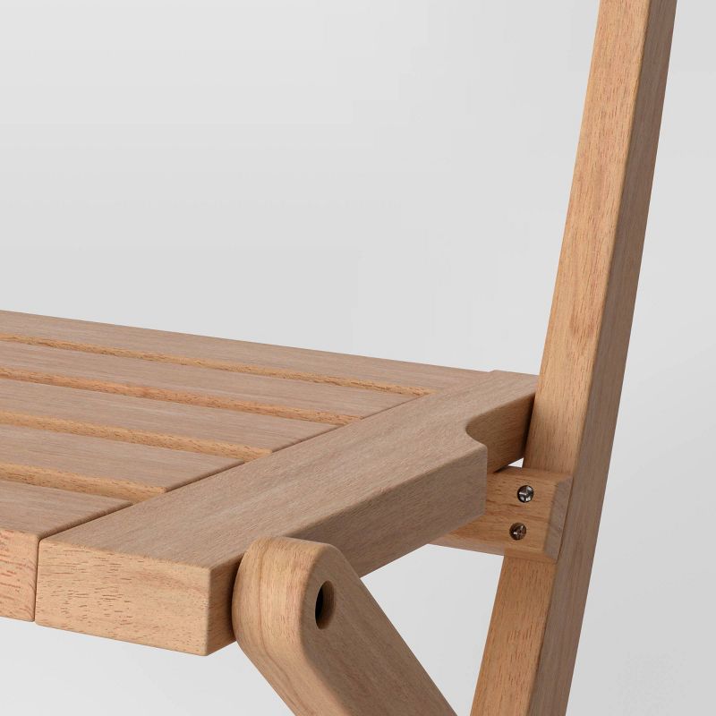 Ferron Wood Outdoor Portable Sport Chair Natural - Threshold&#8482; designed with Studio McGee, 5 of 7