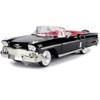 1958 Chevrolet Impala Convertible Black with Red Interior "Timeless Classics" 1/18  Diecast Model Car by Motormax - 2 of 3