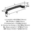 Amerock Bellamy Pull for Cabinets, Drawers, and Furniture - 4 of 4
