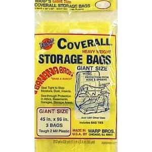 Warp's CB-45 Banana Storage Bag, 45" x 96", Yellow - 1 of 1
