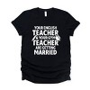 Your English Teacher and Your Gym Teacher Block - Womens Short Sleeve Tee - 2 of 4
