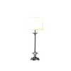 MAYEERTY 25.5inch Buffet Crystal Floral Chrome Metal Tanle Lamp for Living Room Bedroom - 3 of 4