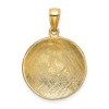 Black Bow Jewelry 14k Yellow Gold Soccer Ball Pendant, 18mm - 3 of 4
