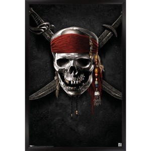 Trends International Pirates of the Caribbean: On Stranger Tides- Teaser Framed Wall Poster Prints - 1 of 4