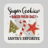 Santa’s Favorite Cookie Plate Pedestal – 1.5"H Holiday Tabletop Display for Indoor Use By Melrose - 3 of 3