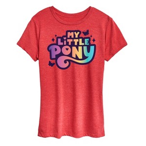 Women's - My Little Pony - Gradient Logo- Women's Short Sleeve Graphic T-Shirt Short Sleeve Graphic T-Shirt - 1 of 4
