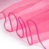 Lann's Linens 5-Pack Square Organza Tablecloth Overlays for Wedding, Banquet - 3 of 3