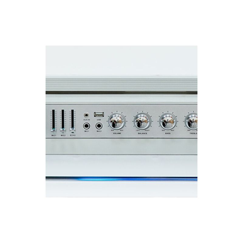 GPO Retro GPOMANSL Manhattan Boombox Stereo Bluetooth Speaker - Silver, 4 of 7