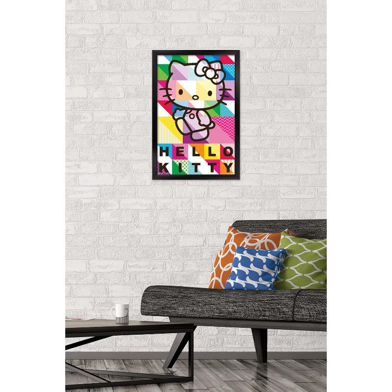 Trends International Hello Kitty - Patterns Framed Wall Poster Prints, 2 of 7