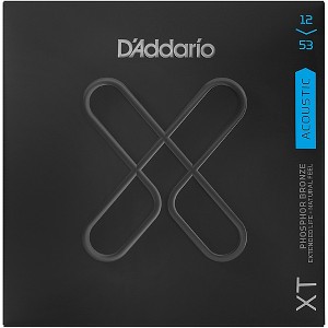 D'Addario XT Phosphor Bronze Acoustic Guitar Strings, Regular Light, 12-53 - 1 of 1