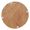 Round Large White Wood, Resin & Jute Cutting Board - 2 of 4