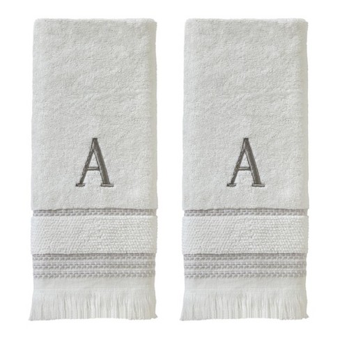 Monogram bath towels target sale