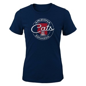 NCAA Arizona Wildcats Girls' Short Sleeve Crew Neck T-Shirt - 1 of 1