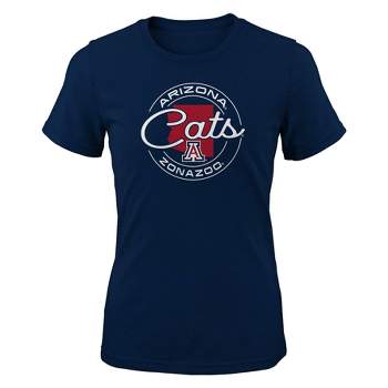 NCAA Arizona Wildcats Girls' Short Sleeve Crew Neck T-Shirt