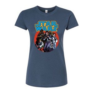 Women's - Star Wars - Han Solo Comic Fitted Graphic T-Shirt - 1 of 2