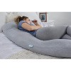 PharMeDoc Pregnancy Pillow, U-Shape Full Body Maternity Pillow, Jersey Cotton Cover - 4 of 4