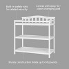 Child Craft Arch Top Infant Changing Table, Water-Resistant Pad and Safety Strap, Anti-Tip Kit Included to Prevent Tipping, Baby Safe Finish - 3 of 4