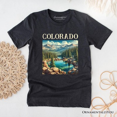 Vintage Colorado State Wilderness T-Shirt, Alpine Lake Tee and Rocky Mountains Keepsake Souvenir | OrnamentallyYou