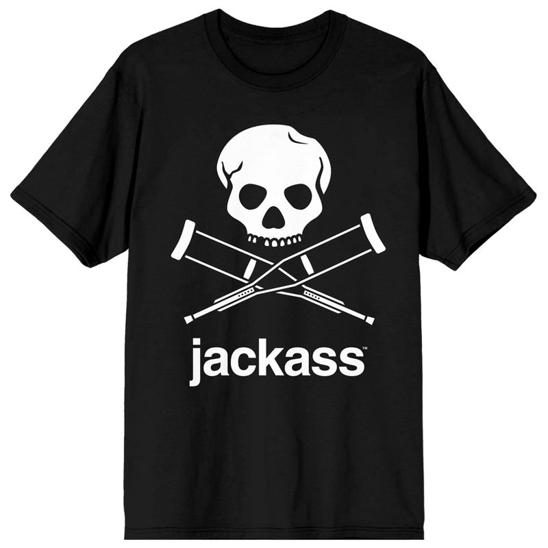 Jackass Key Art Women's Black T-Shirt, 1 of 4