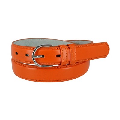 CTM Leather 1 1/8 Inch Dress Belt (Pack of 2 Colors) (Women) 