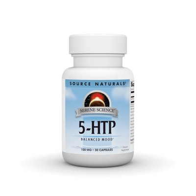 Serene Science 5-HTP 100 mg by Source Naturals, Inc.  -  30 Capsule