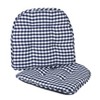 Gripper Non-Slip 15" x 16" Gingham Tufted Chair Cushions Set of 2 - 3 of 3