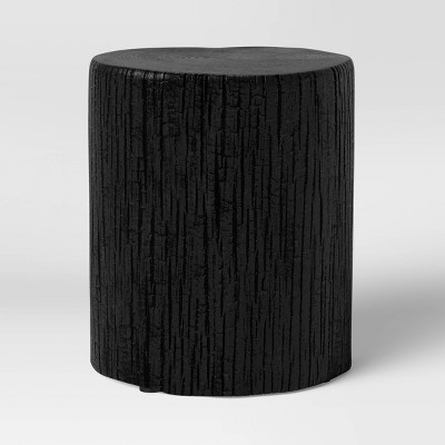 Wade Stump End Table Black - Threshold™