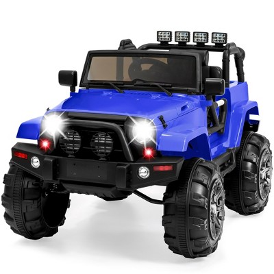 Best Choice Products 12V Kids Ride On Truck Car w/ Remote Control, Spring Suspension, Bluetooth, LED Lights