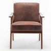 NicBex Accent Chair,Mid Century Arm Chair with Wood Frame for Bedroom,Reading Room - 3 of 4