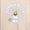 Women's - SpongeBob Squarepants - Hoppy Easter Lightweight French Terry Wide Neck Long Sleeve Shirt - 2 of 4