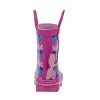 Laura Ashley Girls Mermaid design Rain Boots with Loops - 4 of 4