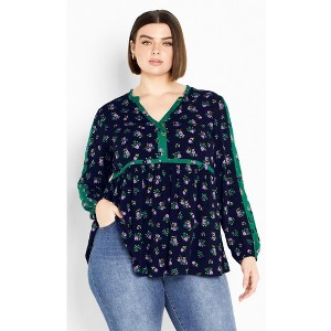 Avenue Floral Fields Tunic - 1 of 4