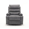 Large Electric Power Lift Recliner Chair for Elderly, 21¡± Seat Width, PU Leather Sofa with Vibration Massage, Lumbar Heat, Cup Holders & Side Pocket - 4 of 4