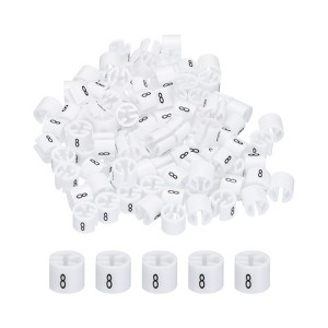 Unique Bargains Easy to Remove Reusable Easy to Recognize Hanger Markers Label - 1 of 3