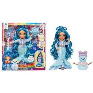 Rainbow High Winter Wonderland Skyler - Blue 11" Fashion Doll with Magic Snow and Snowman Kit - 1 of 4