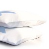 Deny Designs Standard April Lane Art Block Blue Monogram R Microfiber Printed Pillow Sham - 3 of 3