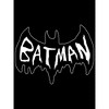 Batman Hand Drawn Logo Men's Black Long Sleeve Shirt - 2 of 2