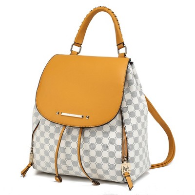 MKF Collection Kimberly Backpack Circular Print Tote Bag by Mia K