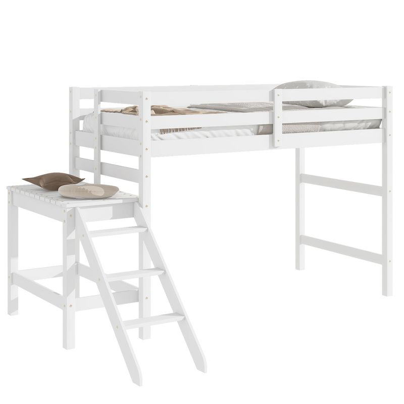 Loft Bed with Platform and Ladder - ModernLuxe, 5 of 10