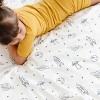Makemake Organics GOTS Certified Organic Cotton Kids Fitted Sheet - Astro - 4 of 4