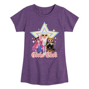 Girls' - LOL Surprise! - Girls Club Fitted Short Sleeve Graphic T-Shirt - 1 of 4