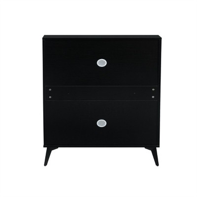GlasFlength Shoe Racks Modern Flip Drawer Storage Cabinet with Hidden Compartment for Small Entryway Living Space, Black, 31.49"*9.44"*43.3"