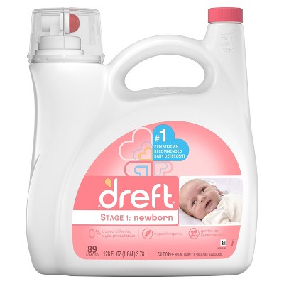 Dreft Stage 1: Newborn Baby Liquid Laundry Detergent - 128 fl oz