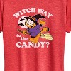 Women's - Garfield - Witch Way To The Candy Short Sleeve Graphic T-Shirt - 2 of 4