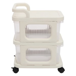 YIYIBYUS Drawer Storage Cart, Home Bar Storage Rolling Cart - 1 of 4