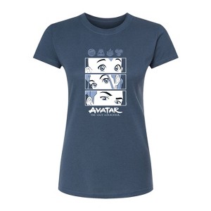 Women's - Avatar: The Last Airbender - Airbenders Fitted Graphic T-Shirt - 1 of 3