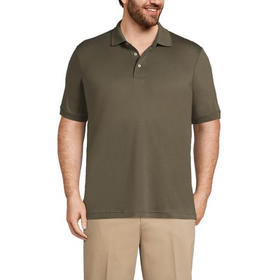 Lands' End Men's Big Short Sleeve Supima Polo Shirt - 3x Big