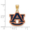 Black Bow Jewelry 14k Yellow Gold Plated Sterling Silver Auburn Tigers NCAA Medium Pendant - 2 of 3