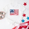 Simply Sage Market USA Flag Coquette Short Sleeve Tee - 3 of 4