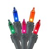 Novelty Lights 50 Light Incandescent Mini Christmas String Lights Black Wire 11 Feet - 3 of 4